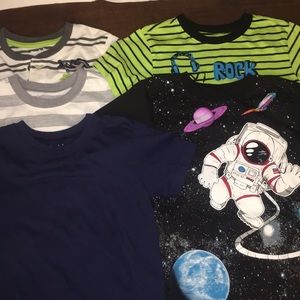 Set of 5 Boys t-shirts size 5T